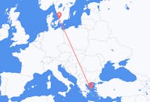 Flights from Ängelholm, Sweden to Skyros, Greece