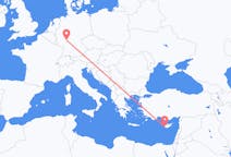 Flights from Paphos in Cyprus to Frankfurt in Germany