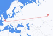 Flyg från Krasnojarsk till Paris