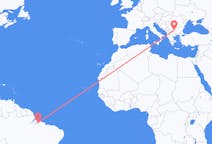 Flyreiser fra Belém, Brasil til Sofia, Bulgaria