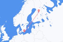 Vols depuis la ville de Kajaani vers la ville de Bornholm