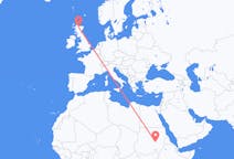 Flyrejser fra Khartoum, Sudan til Inverness, Skotland