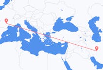 Flyrejser fra Isfahan, Iran til Rodez, Frankrig