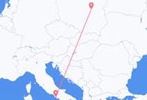 Flyreiser fra Napoli, Italia til Warszawa, Polen