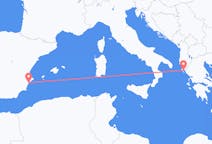 Flyg från Alicante, Spanien till Korfu, Grekland