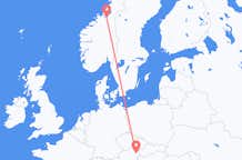 Flyreiser fra Vienna, til Trondheim