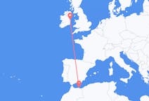 Flyrejser fra Melilla, Spanien til Dublin, Irland
