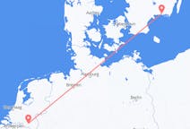 Flyg från Eindhoven, Nederländerna till Ronneby, Sverige