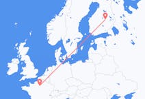 Flyreiser fra Paris, til Kuopio