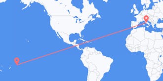 Flights from Samoa to Italy