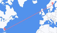Flug frá Fort Lauderdale, Bandaríkjunum til Sundsvall, Svíþjóð