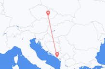 Flyreiser fra Tivat, til Brno