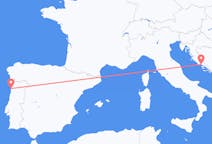 Flyg från Porto, Portugal till Dela, Kroatien