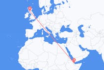 Flights from Balbala, Djibouti to Glasgow, the United Kingdom