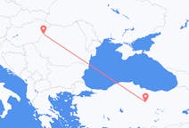Flyrejser fra Sivas, Tyrkiet til Oradea, Rumænien