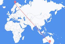 Flyg från Adelaide, Australien till Tromsø, Norge