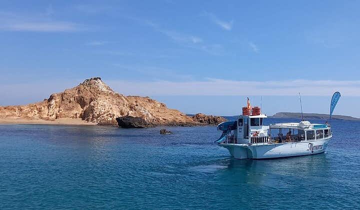 Bådtur gennem Calas del Norte de Menorca