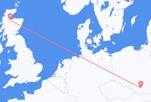Flüge von Inverness, Schottland nach Krakau, Polen