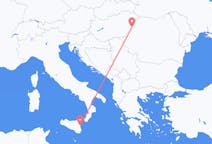 Flights from Oradea, Romania to Catania, Italy