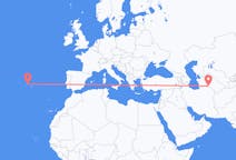 Flights from Ashgabat to Terceira