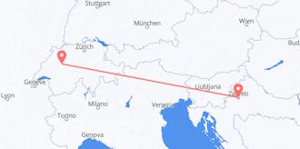 Flights from Croatia to Switzerland