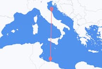 Flyg från Tripoli till Ancona