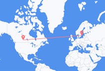 Loty z Saskatoon w Kanadzie do Visby'ego w Szwecji