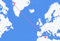 出发地 阿尔及利亚瓦德目的地 格陵兰伊卢利萨特的航班