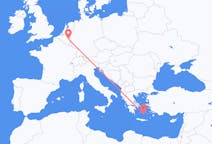 Fly fra Liège til Santorini