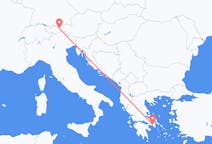Flights from Athens in Greece to Innsbruck in Austria