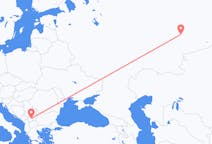 Flyreiser fra Priština, Kosovo til Yekaterinburg, Russland