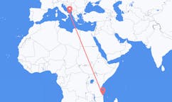 Flights from Mtwara, Tanzania to Brindisi, Italy