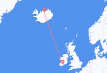 Vols d’Akureyri, Islande pour Cork, Irlande
