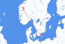 Vluchten van Bornholm naar Sogndal