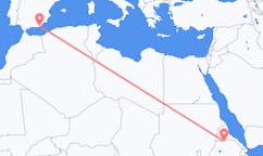 Рейсы из Шира, Эфиопия в Альмерию, Испания