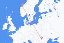 Vluchten van Sibiu, Roemenië naar Molde, Noorwegen