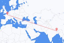 Flyreiser fra Bagdogra, India til Paris, Frankrike