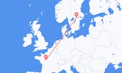 Flyreiser fra Tours, Frankrike til Örebro, Sverige