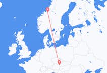 Flights from Trondheim to Vienna