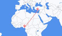 Flyrejser fra Uyo, Nigeria til Pafos, Cypern