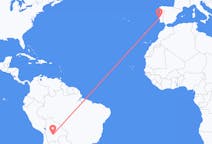 Flyrejser fra Sucre, Bolivia til Lissabon, Portugal