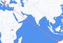 Flights from Exmouth to Tirana
