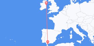 Flyreiser fra Gibraltar til Irland