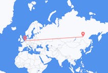 Flights from Neryungri, Russia to Rotterdam, the Netherlands
