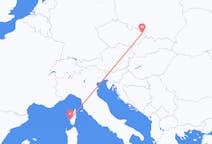 Flyrejser fra Ajaccio, Frankrig til Ostrava, Tjekkiet