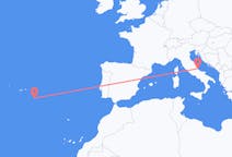 Flights from Santa Maria Island, Portugal to Pescara, Italy