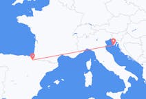 Flights from Pamplona, Spain to Pula, Croatia
