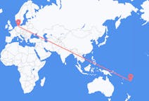 Flyrejser fra Suva, Fiji til Hamborg, Tyskland