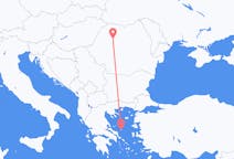 Vuelos desde Cluj Napoca, Rumanía a Esciros, Grecia