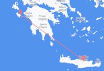 Flyg från Heraklion, Grekland till Ön Zakynthos, Grekland